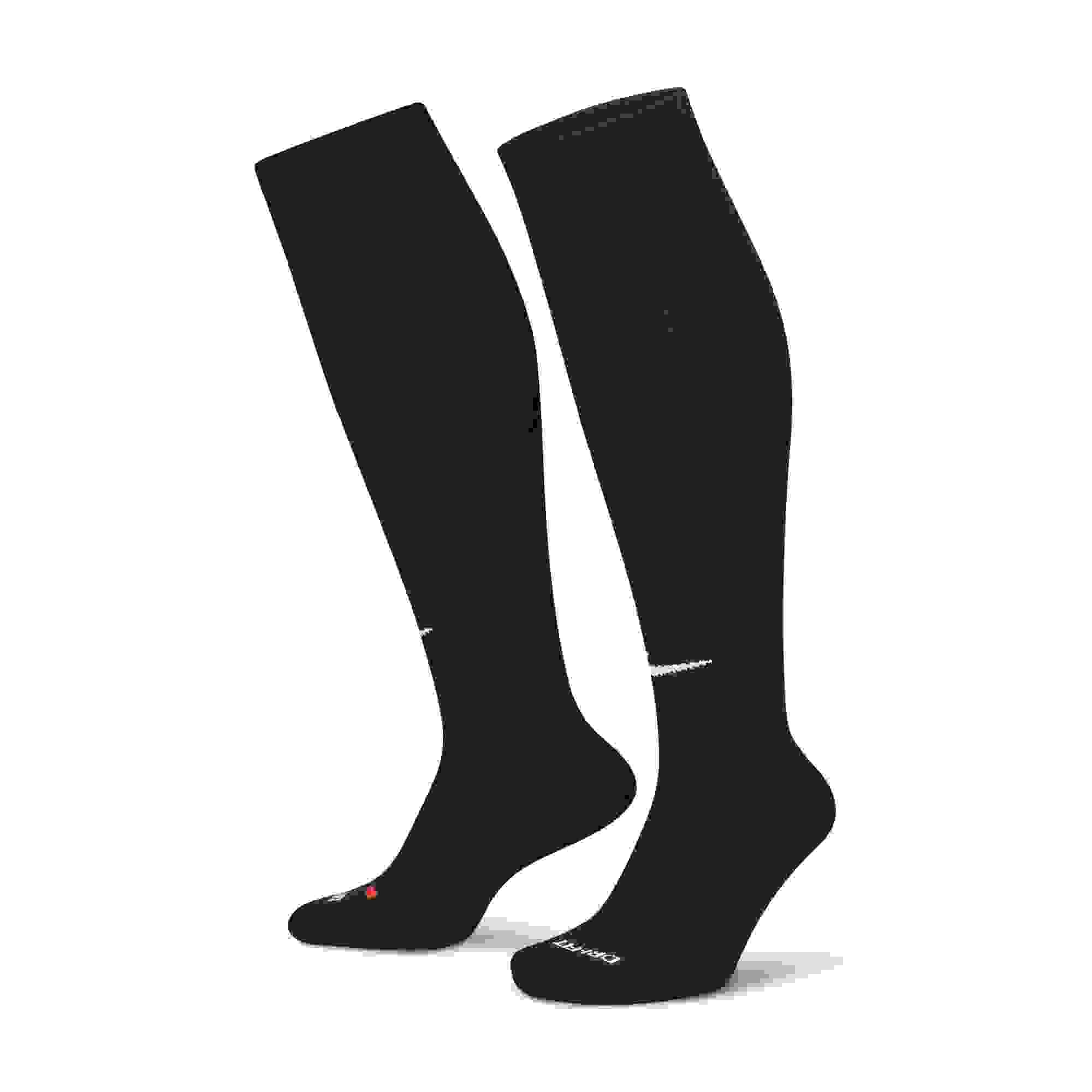 Nike Classic 2 Cushioned Over-the-Calf Black Soccer Socks